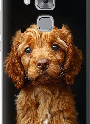 Чехол на huawei nova plus cocker spaniel на черном фоне "6137u-961-10746"