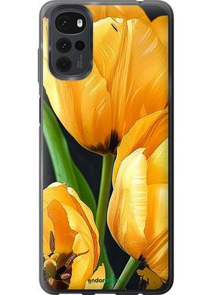 Чохол на motorola g22 жовті тюльпани "5991u-2681-10746"