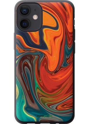 Чехол на iphone 12 mini абстрактный фон "4547u-2071-10746"