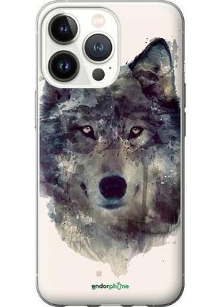 Чохол на iphone 13 pro вовк-арт "4163u-2372-10746"