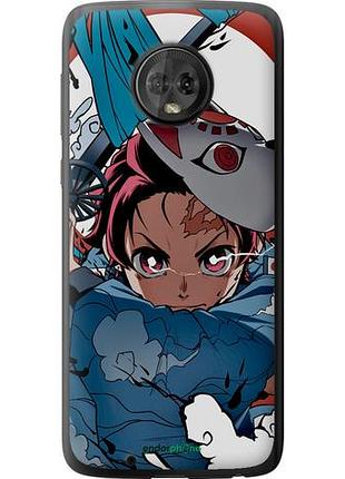 Чехол на motorola moto g6 танджиро камадо "5574u-982-10746"