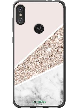 Чохол на motorola one power пастельний мармур "4342u-1588-10746"