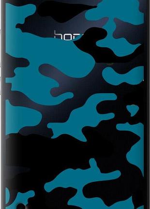Чохол на huawei honor 6 plus камуфляж прозорий фон "4877u-179-10746"