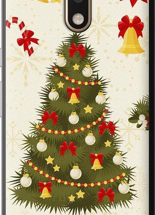 Чехол на motorola moto g4 новогодняя елка "4198u-511-10746"