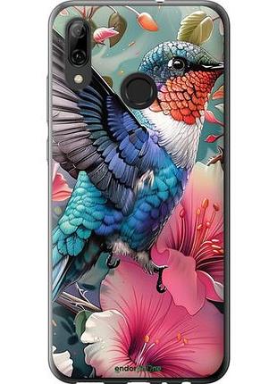 Чехол на huawei p smart 2019 сказочная колибри "6051u-1634-10746"