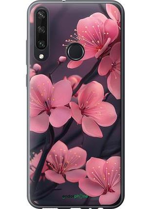 Чехол на huawei y6p пурпурная сакура "6075u-1952-10746"