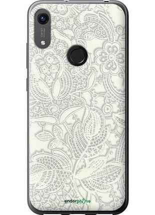 Чехол на huawei honor 8a белое кружево "4383u-1635-10746"