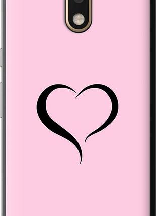 Чехол на motorola moto g4 plus сердце 1 "4730u-953-10746"