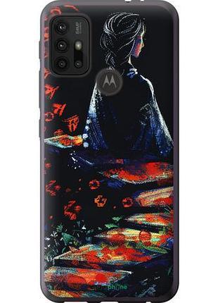 Чехол на motorola moto g20 мечтательная девушка "6042u-2461-10746"