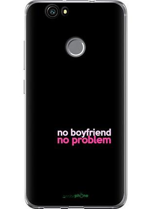 Чехол на huawei nova no boyfriend no problem "4549u-439-10746"