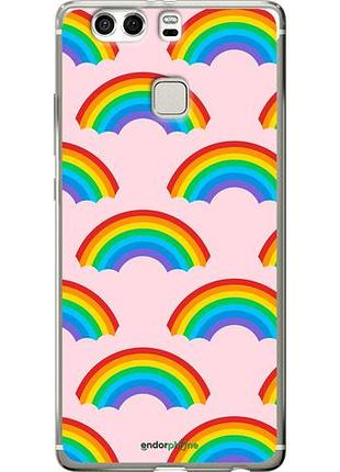Чехол на huawei p9 plus rainbows "4478u-300-10746"