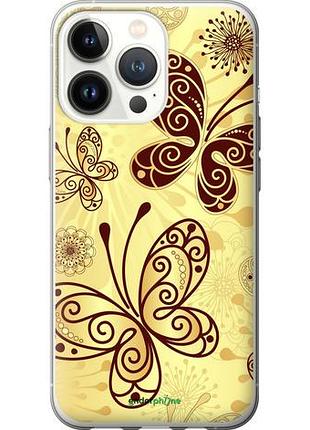 Чехол на iphone 13 pro красивые бабочки "4170u-2372-10746"