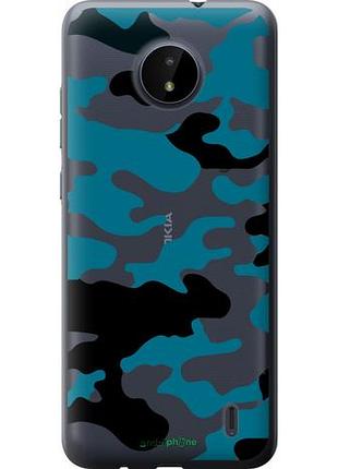 Чохол на nokia c20 камуфляж прозорий фон "4877u-2510-10746"