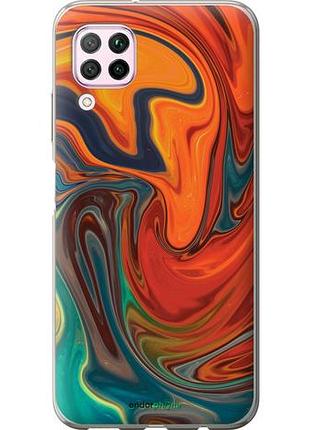 Чехол на huawei p40 lite абстрактный фон "4547u-1887-10746"