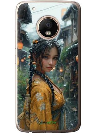 Чехол на motorola moto g5 plus anime-girl "6133u-1038-10746"