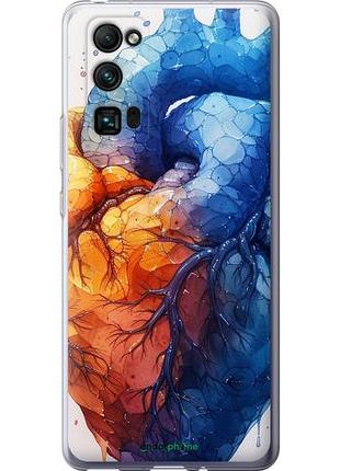 Чехол на huawei honor 30 pro арт-сердце "6034u-1920-10746"