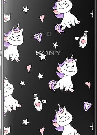 Чехол на sony xperia m5 e5633 единорожка v2 "4703u-217-10746"