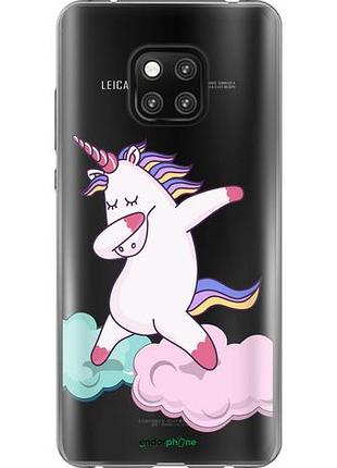 Чехол на huawei mate 20 pro единорог "4702u-1567-10746"