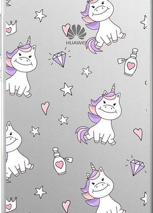 Чехол на huawei ascend p8 единорожка v2 "4703u-123-10746"