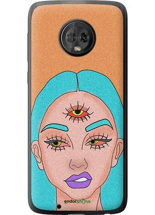 Чехол на motorola moto g6 девушка рисунок "4576u-982-10746"