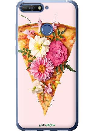 Чехол на huawei honor 7c pizza "4492u-1411-10746"