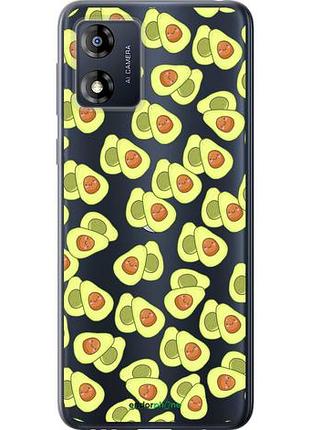 Чехол на motorola moto e13 весёлые авокадо "4799u-3053-10746"