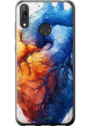 Чохол на huawei y7 2019 арт-серце "6034u-1638-10746"