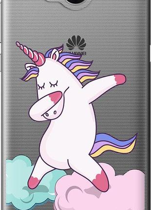 Чехол на huawei y5 2017 единорог "4702u-992-10746"