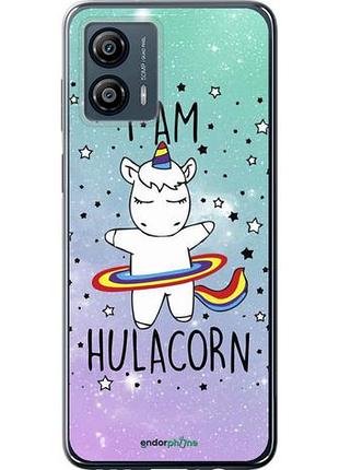 Чехол на motorola moto g53 i'm hulacorn "3976u-3047-10746"