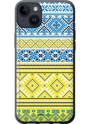 Чохол на iphone 14 plus вишиванка 40 "1174u-2645-10746"