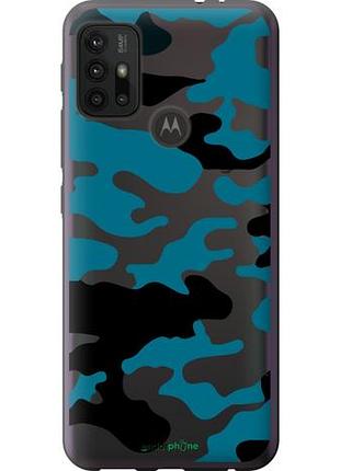 Чохол на motorola moto g20 камуфляж прозорий фон "4877u-2461-10746"
