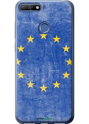 Чехол на huawei honor 7c евросоюз 4 "765u-1411-10746"