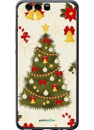 Чехол на huawei p10 новогодняя елка "4198u-780-10746"