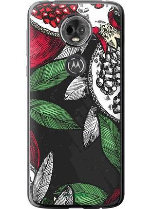 Чехол на motorola moto e5 plus гранат "4692u-1412-10746"