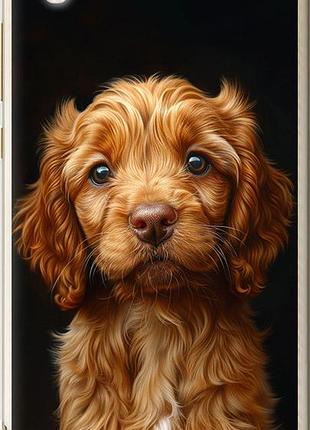 Чехол на huawei y6 ii cocker spaniel на черном фоне "6137u-338-10746"