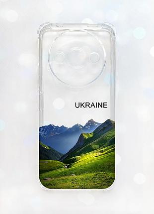 Чехол с утолщёнными углами на xiaomi redmi a3 карпаты украина (принт 409)