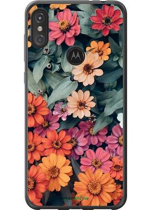 Чехол на motorola one power beauty flowers "4050u-1588-10746"