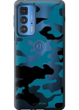 Чехол на motorola edge 20 pro камуфляж прозрачный фон "4877u-2662-10746"