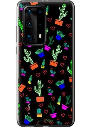Чехол на huawei p40 pro plus кактусы 4 "4856u-1917-10746"