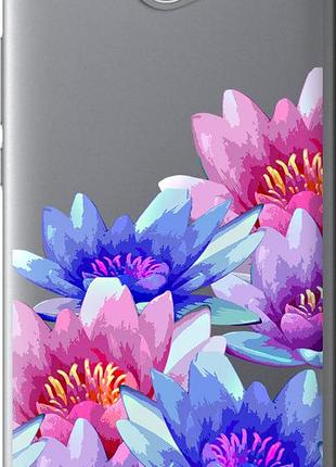 Чехол на huawei y7 2017 лотос "4862u-1019-10746"