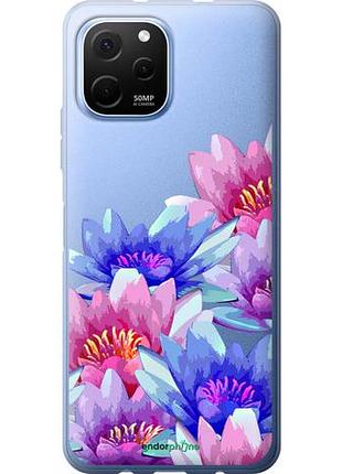 Чехол на huawei nova y61 лотос "4862u-2983-10746"