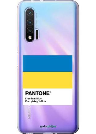 Чехол на huawei nova 6 прапор пантон "5275u-1821-10746"