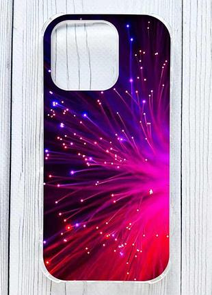 Чохол з потовщеними кутами на iphone 16 pro салют (принт 98)