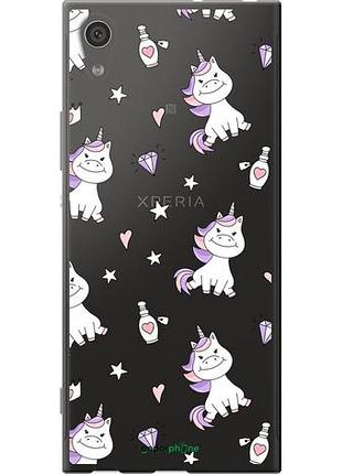 Чехол на sony xperia xa1 g3112 единорожка v2 "4703u-964-10746"