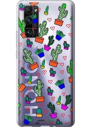 Чехол на huawei honor 30 pro кактусы 4 "4856u-1920-10746"