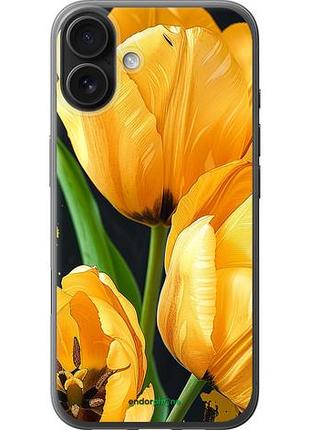 Чохол на iphone 16 plus жовті тюльпани "5991u-3714-10746"