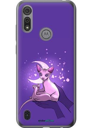 Чехол на motorola e6s кот2 "4676u-2001-10746"
