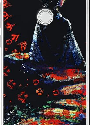 Чехол на huawei p8 lite (2017) мечтательная девушка "6042u-777-10746"