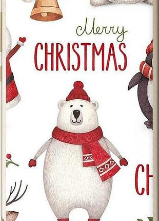 Чехол на huawei y6 ii merry christmas "4106u-338-10746"
