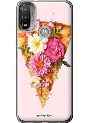 Чехол на motorola e20 pizza "4492u-2509-10746"